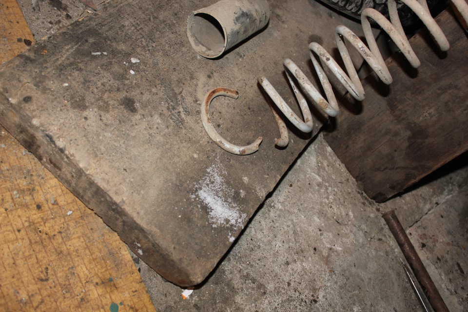 Лифт передней подвески. Стойки, пружины, проставки. — Lada 11113 Ока, 0 ...