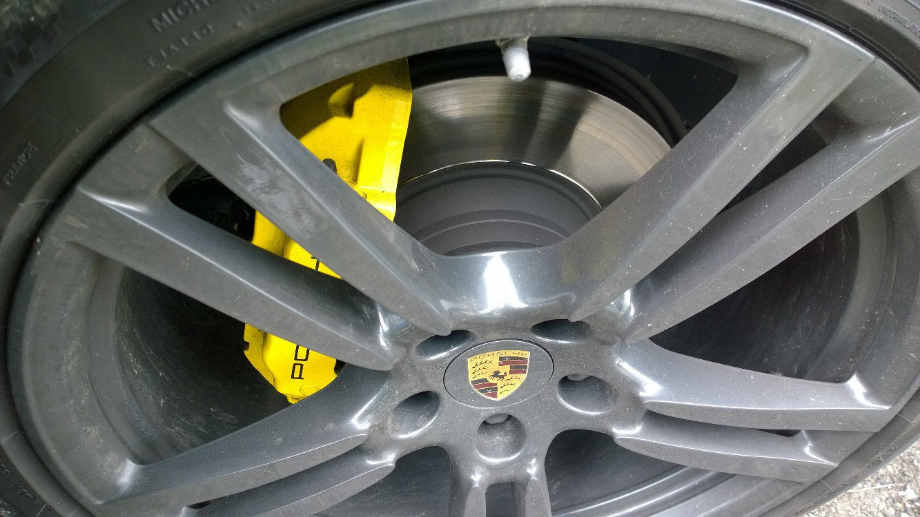 Покраска ступицы — Porsche Cayenne (1G) 955/957, 4,8 л, 2008 года ...