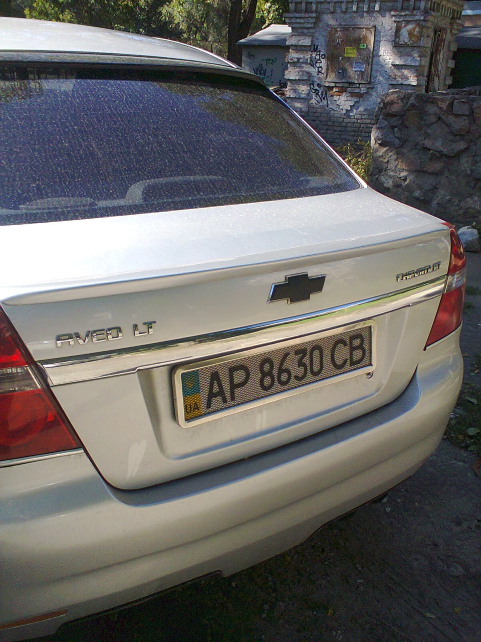 лип спойлер — Chevrolet Aveo Sedan (1G), 1,6 л, 2008 года | тюнинг | DRIVE2