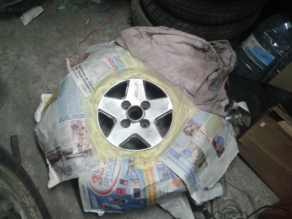 Эксперементы с дисками начались! — Opel Rekord E, 1,8 л, 1986 года ...