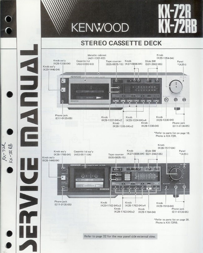 1984 Kenwood KX-72R Stereo Cassette Deck — Сообщество «Клуб