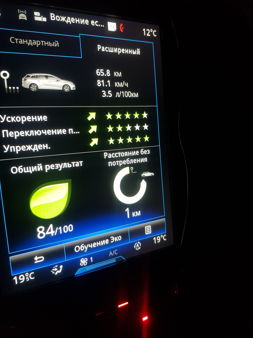 Расход Рено Меган 4 (Renault Megane lV) при 90 и 110 км/ч Дополнение ...