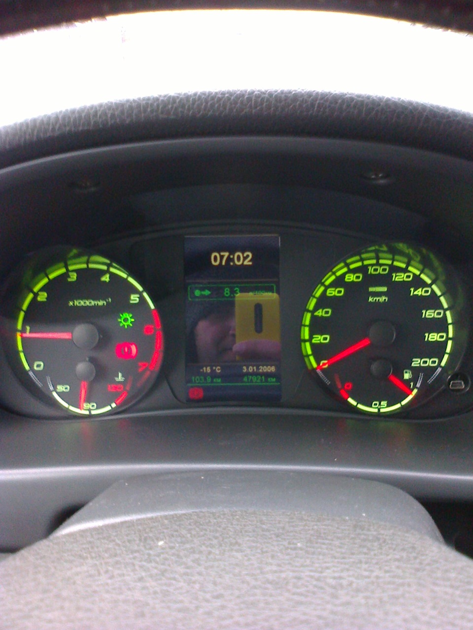 Доска приборов на приору