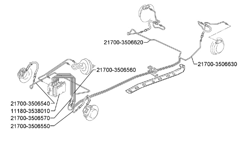 Тормозная система приоры схема. Тормозные трубки ВАЗ 2170 без АБС. Трубки тормозные 2170 с АБС схема. Тормозные трубки 2170 схема.