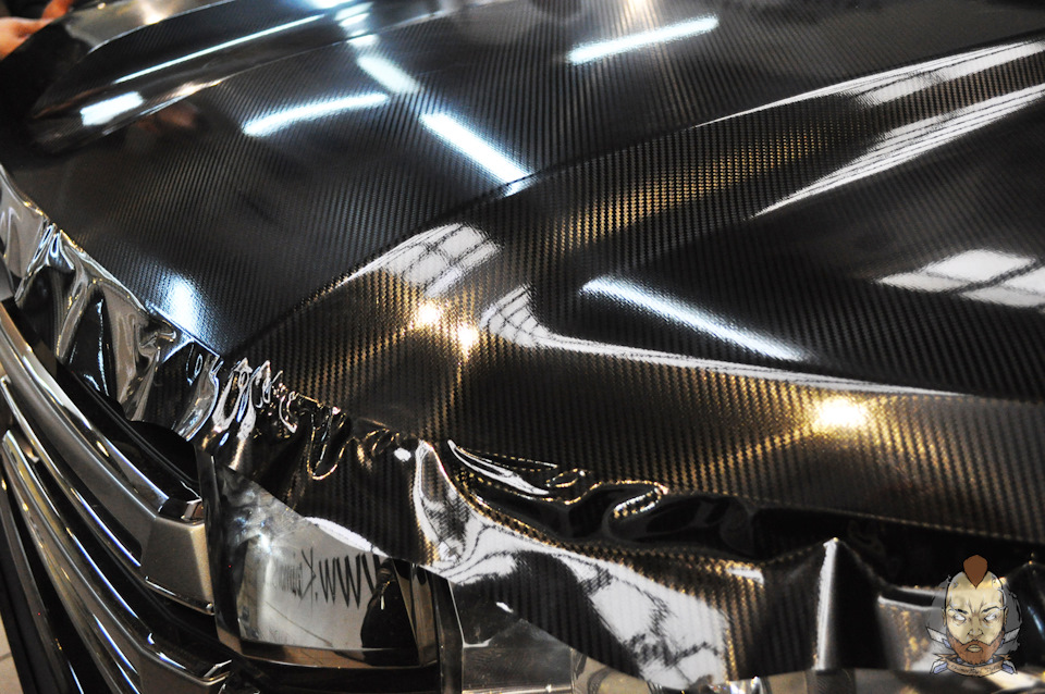 Оклеили капот Toyota LandCruiser в карбоновую пленку. — KarimovBros ...