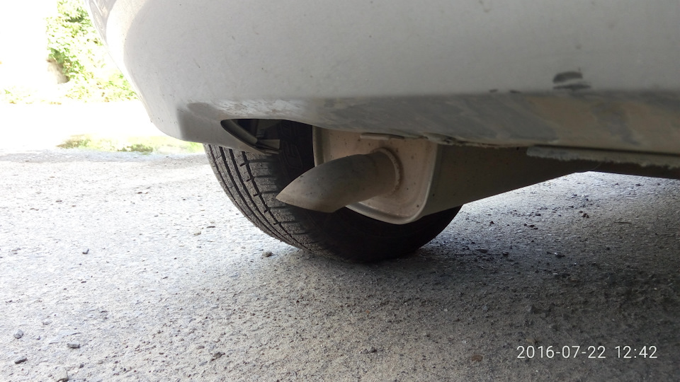 Насадка на глушитель Note — Nissan Note (1G), 1,6 л, 2007 года ...