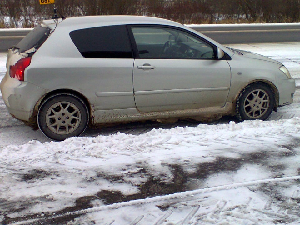 поездка в Вологду после однодневного снегопада! — Toyota Corolla (120 ...