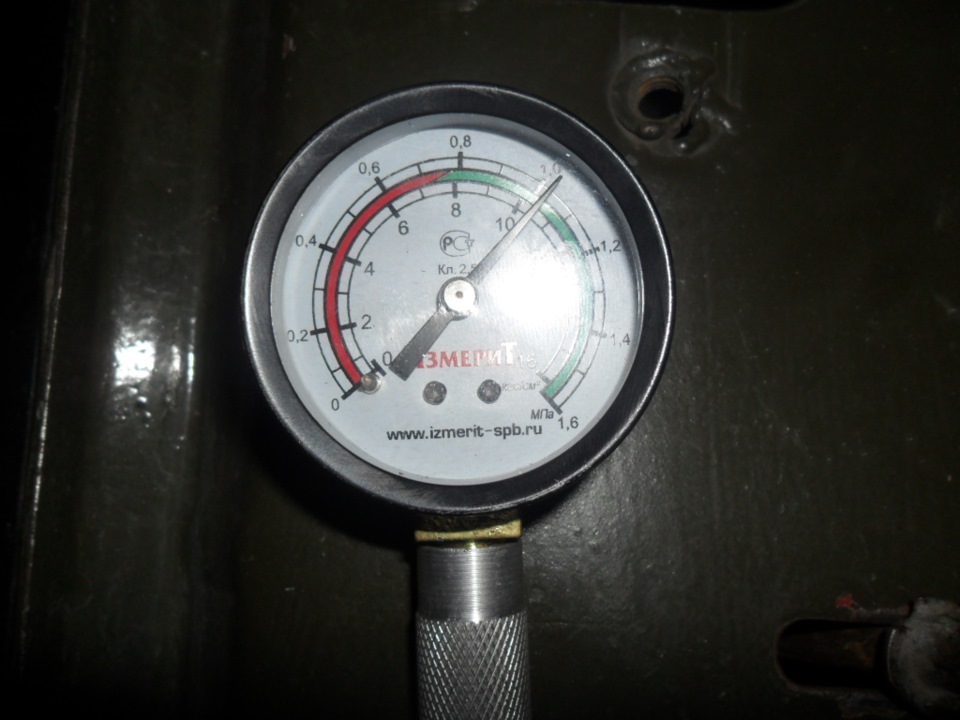 Измерение компрессии в двигателе
