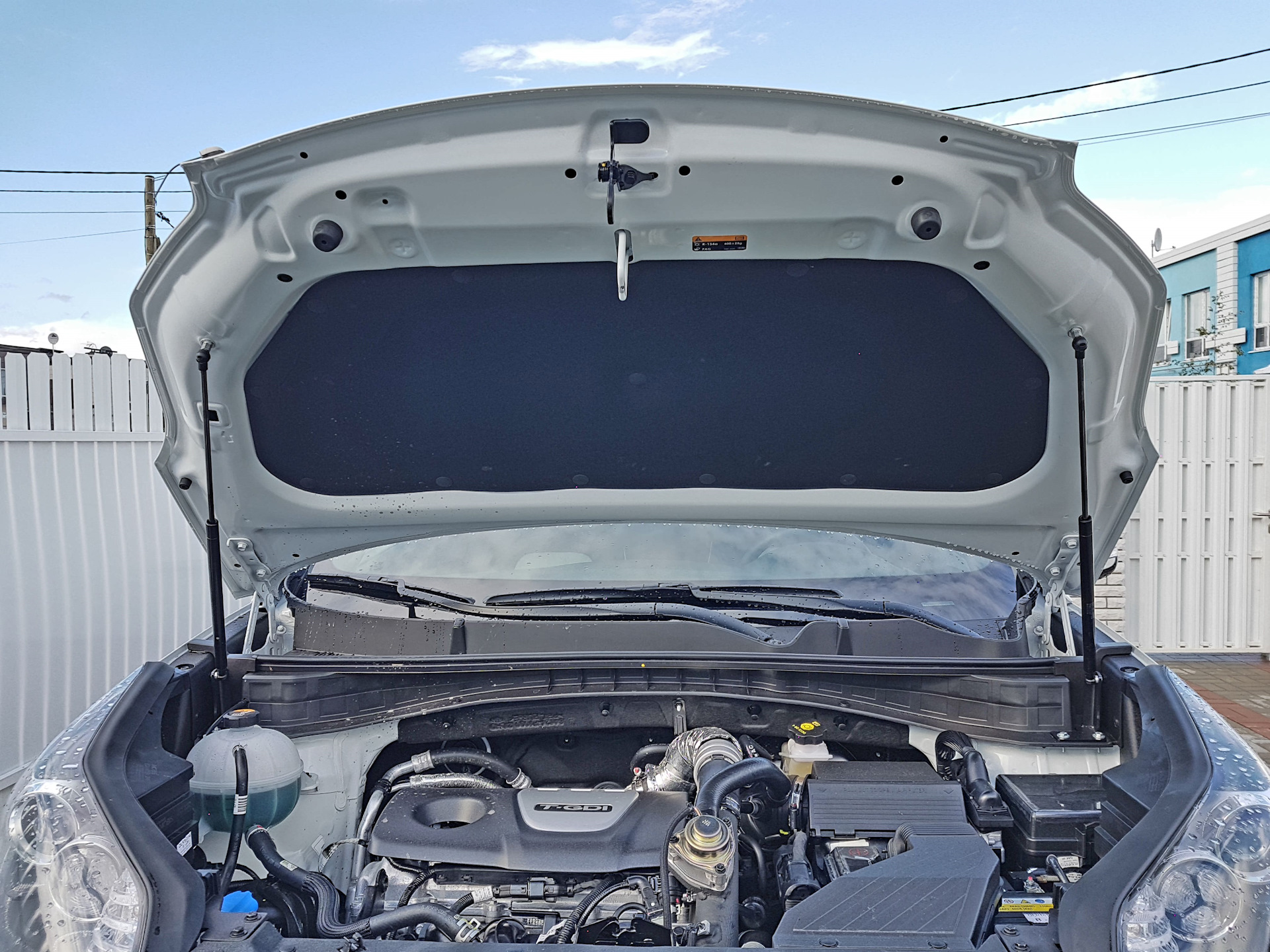 Газовый упор капота Kia Sportage 4 2016-наст.время в комплекте 2 шт., арт.U10-06