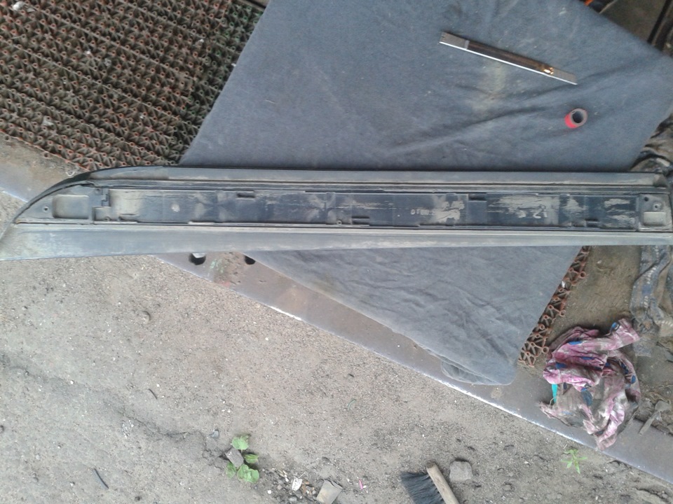 Ремонт молдингов (часть 2) — Audi A6 (C6), 3 л, 2005 года | своими ...