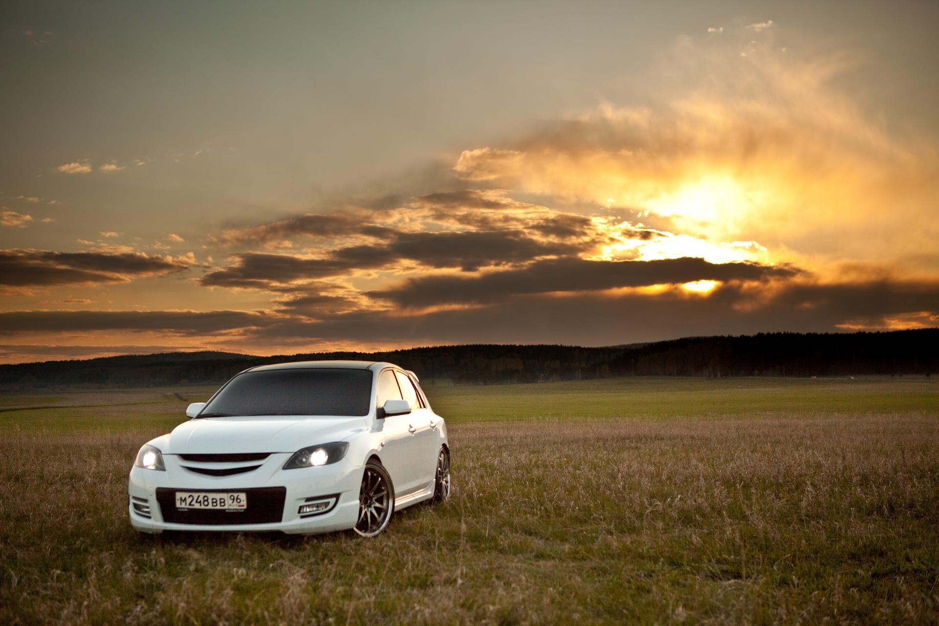 Mazda 3 Sunset