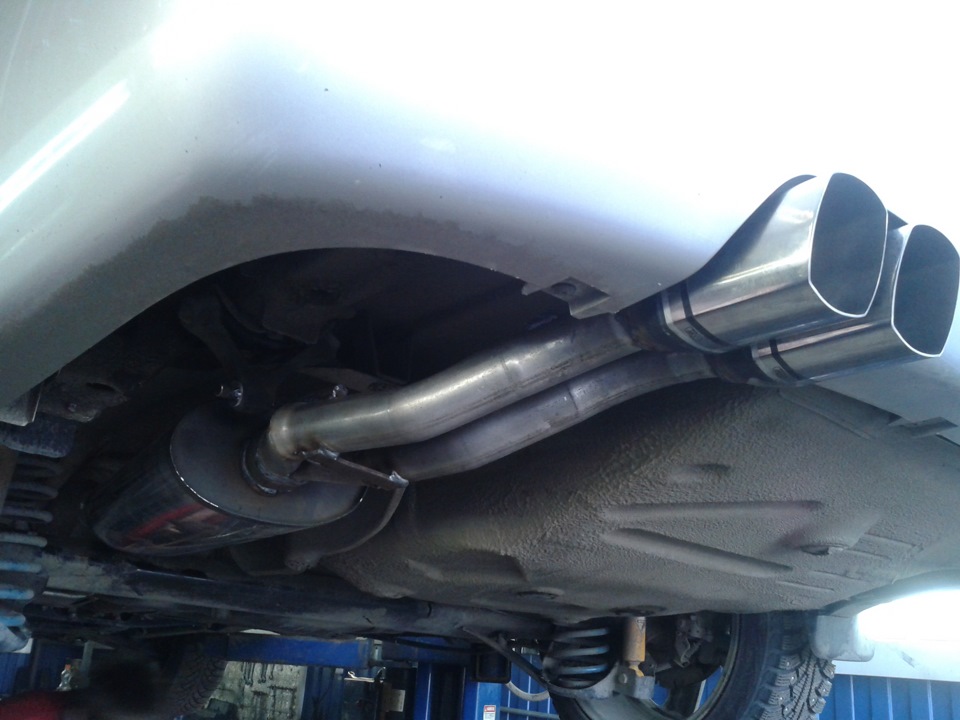 Меняем глушитель в АТТ — Skoda Octavia A4 Mk1, 1,8 л, 2006 года | визит ...