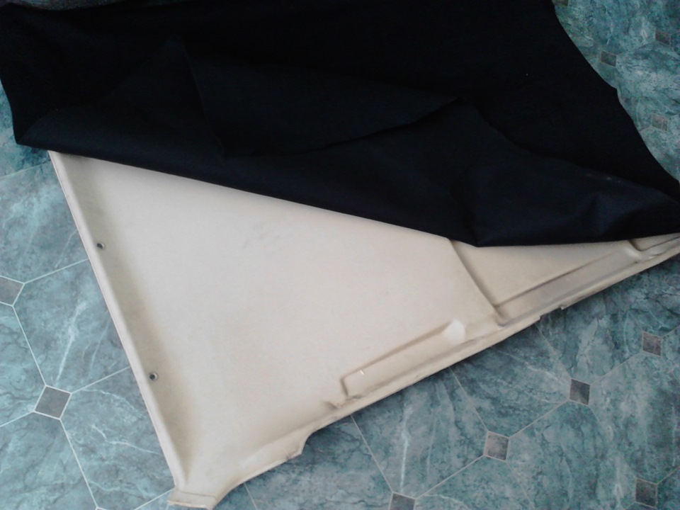 Обтянул потолок карпетом. — Lada 21099, 1,6 л, 1996 года | своими ...