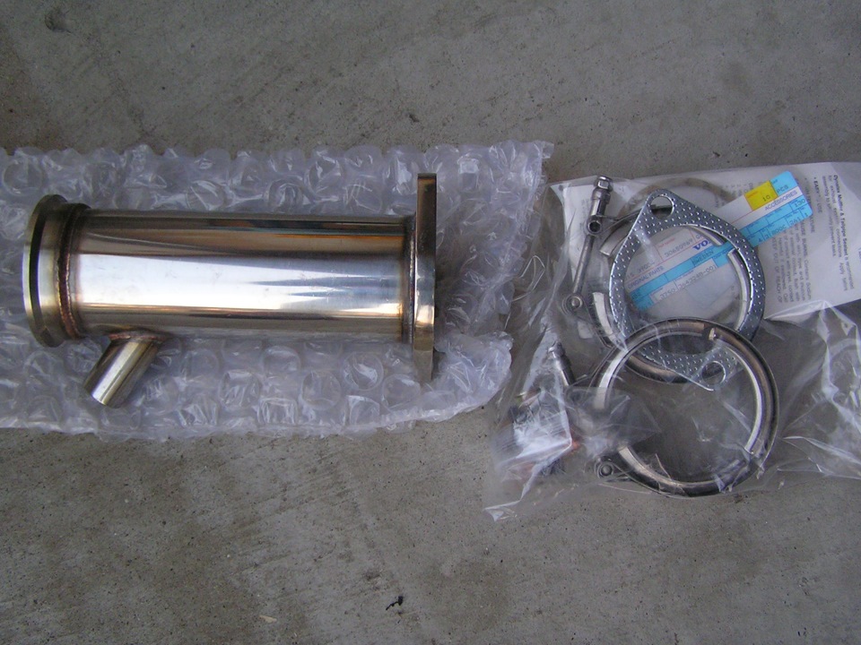 переходник для нового катализатора — Volvo S60 (1G)