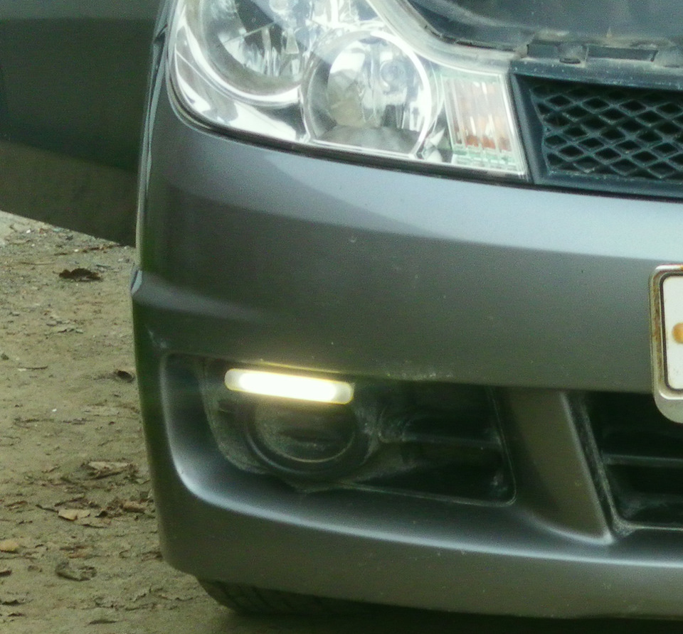Замена ходовых огней. — Nissan Wingroad (Y12), 1,5 л, 2008 года ...