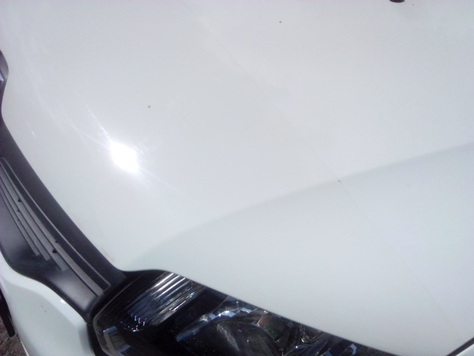бронепленка на капот — Renault Logan (2G), 1,6 л, 2015 года ...