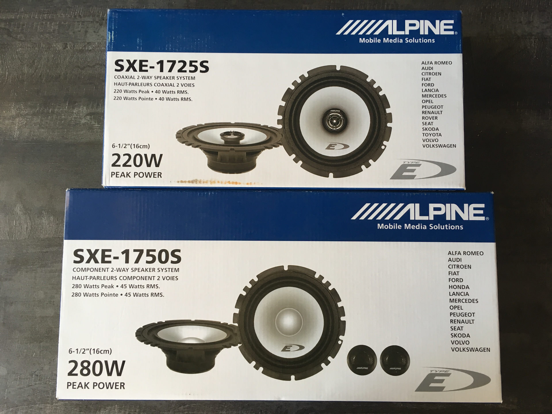 Alpine sxe 1725s