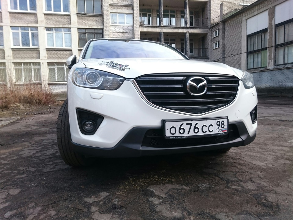 Mazda cx 5 kf тюнинг решетки радиатора