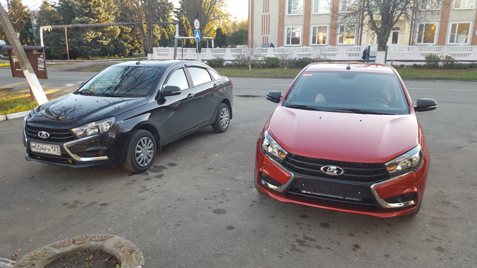 С кентом Димасом — Lada Vesta (1G)