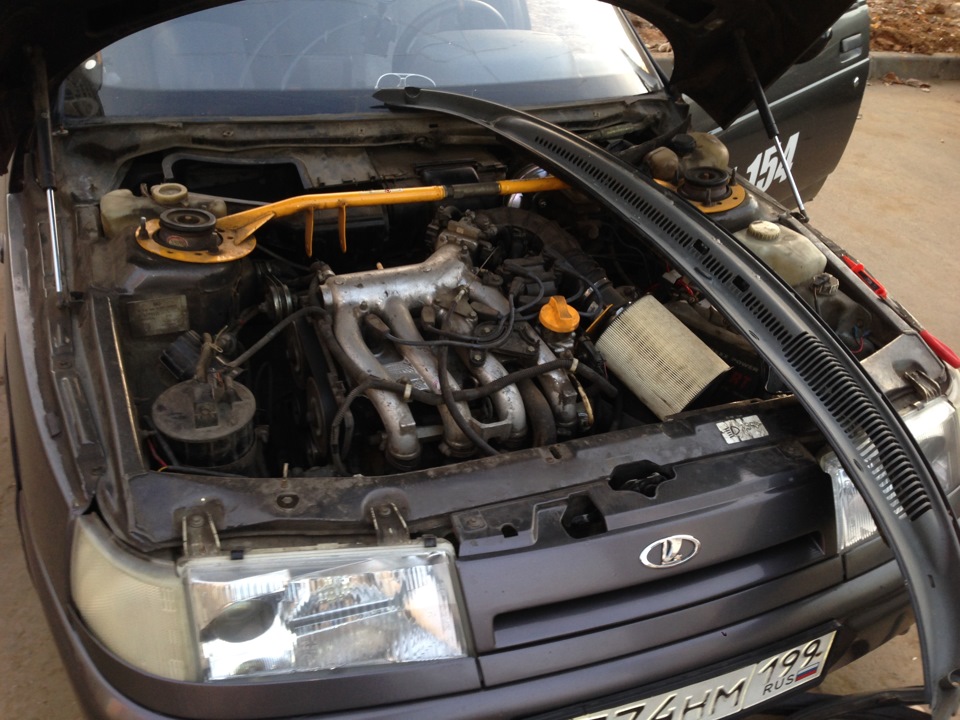 Воздушный фильтр от Форд Фокус 2 на Ваз — Lada 21112, 1,5 л, 2003 года ...