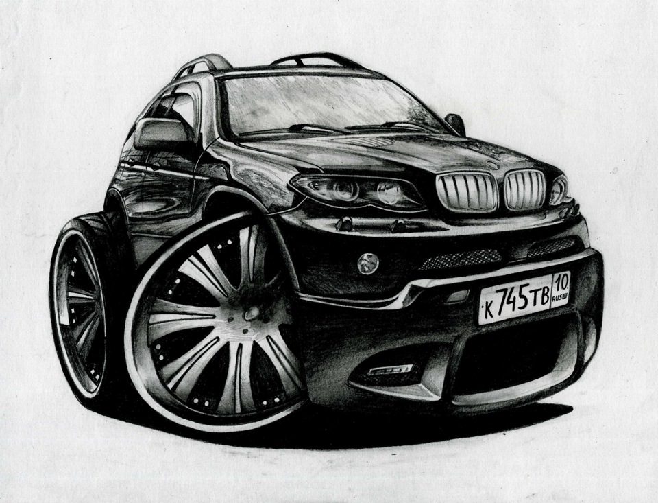 Bmw x7 рисунок