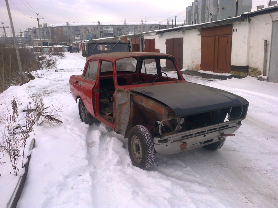 Перегон машин из гаража в гараж. — УАЗ 469, 2,4 л, 1981 года ...