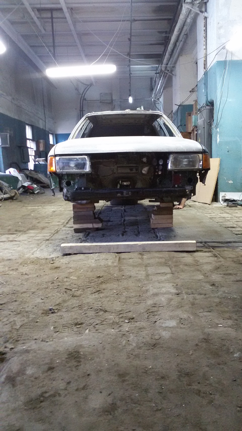 Примерка, сварка, подгонка и прочее часть 5 — Audi 80 (B3), 1,8 л, 1990 ...