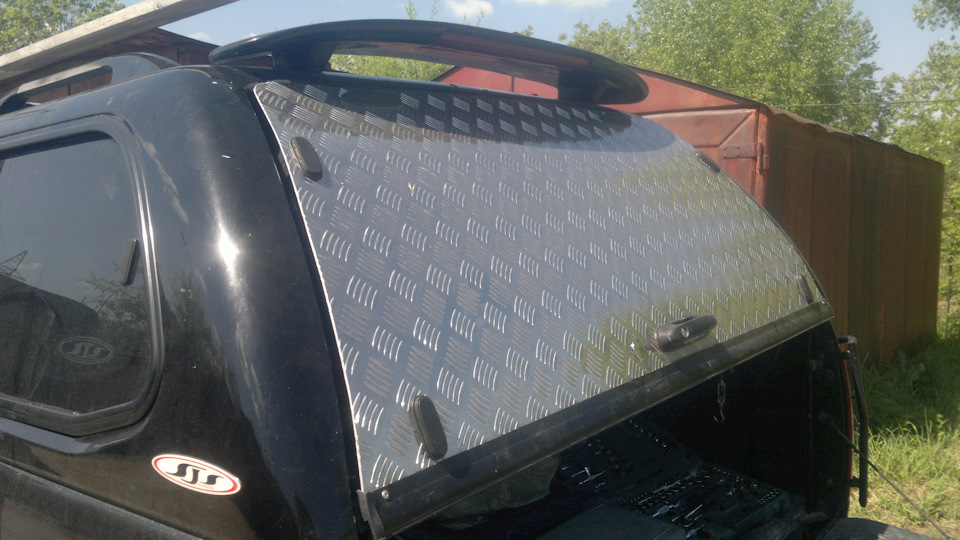 Крышка кунга из алюминия — Nissan Navara (2G), 2,5 л, 2008 года ...