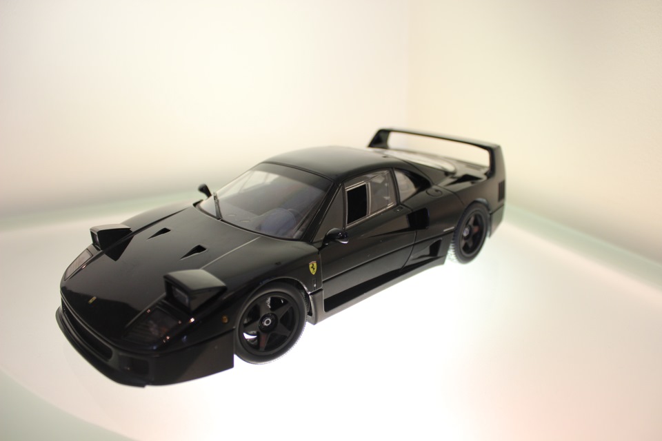 FERRARI F40 LIGHT WEIGHT BLACK (1/18 KYOSHO) — Сообщество