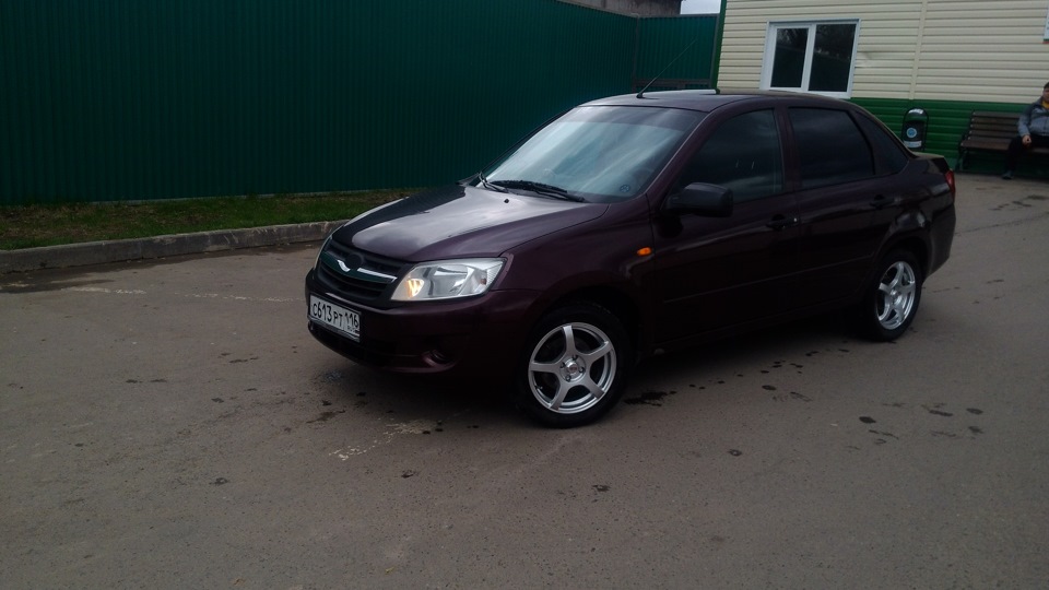 Приобрел диски Алькасту М32 — Lada Гранта (1G), 1,6 л, 2013 года ...