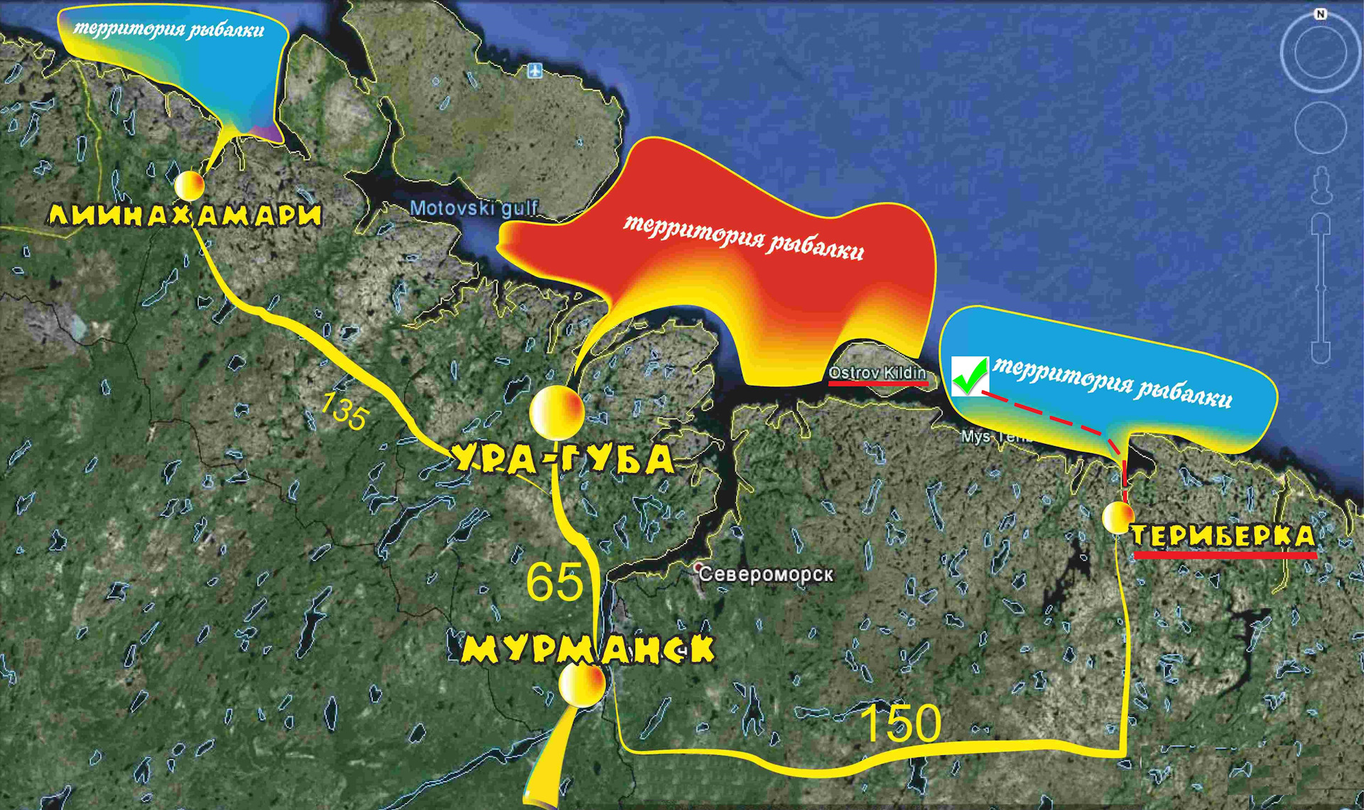 река ура мурманская область