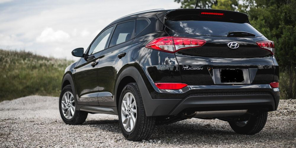 До покраски, глушак выглядит так. — Hyundai Tucson (TL)