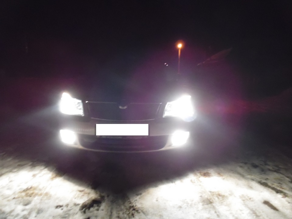 Ксенон и галоген за и против. — Skoda Octavia A5 Mk2, 1,8 л, 2012 года ...