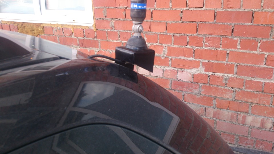 Крепёж Си-Би антенны(окончание) — Chevrolet Lacetti SW, 1,6 л, 2012 ...