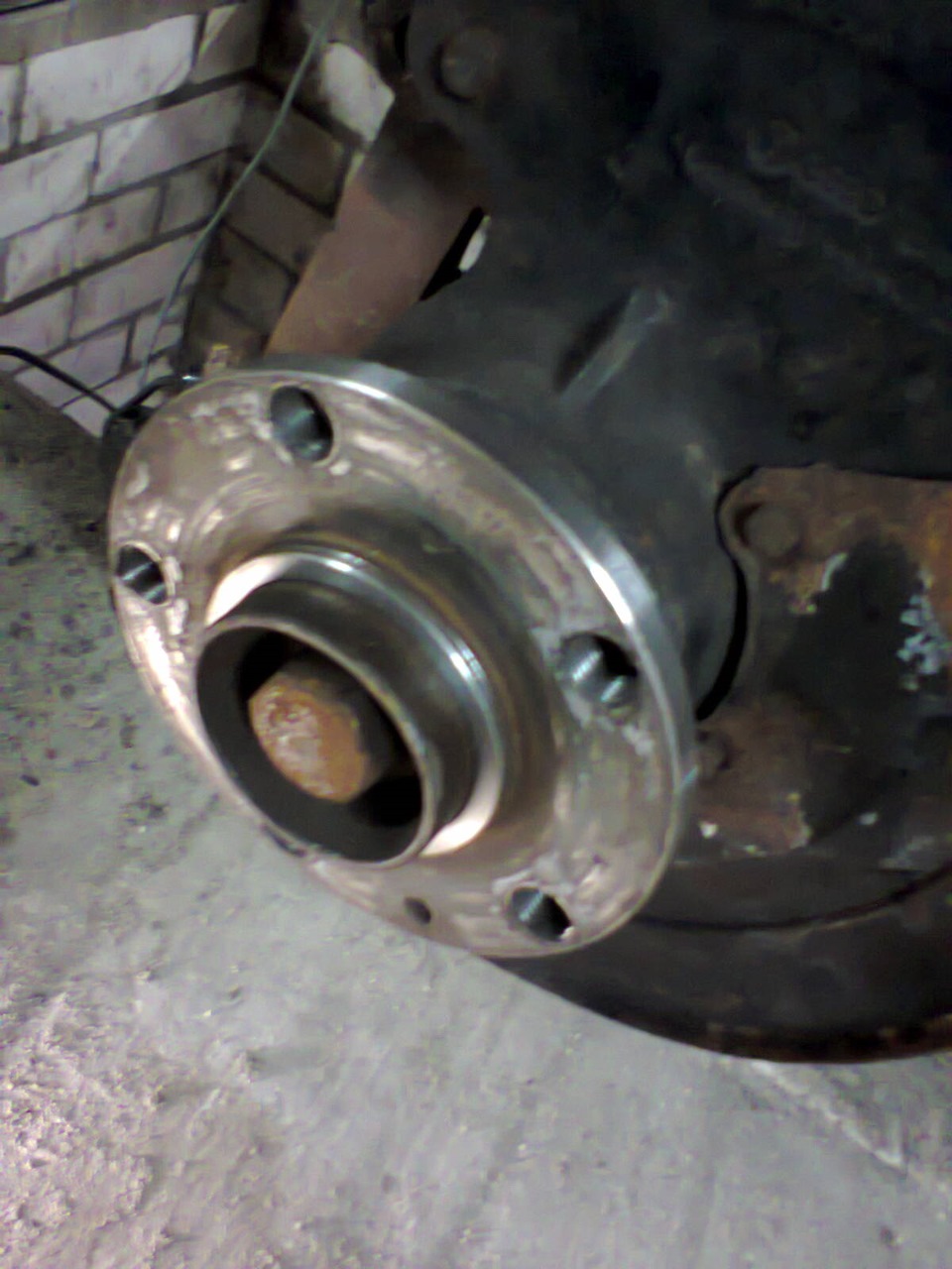 Переделка передних тормозов — Audi 200 (20v), 2,2 л, 1990 года | тюнинг ...