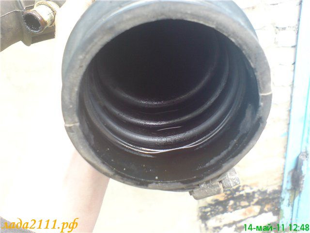 Масло в гофре — Lada Калина седан, 1,6 л, 2008 года | поломка | DRIVE2