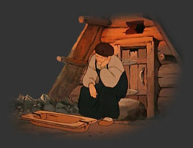 Рисунок ветхая землянка