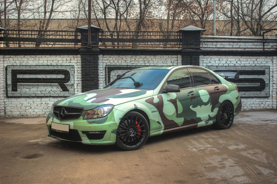 C63 AMG камуфляж