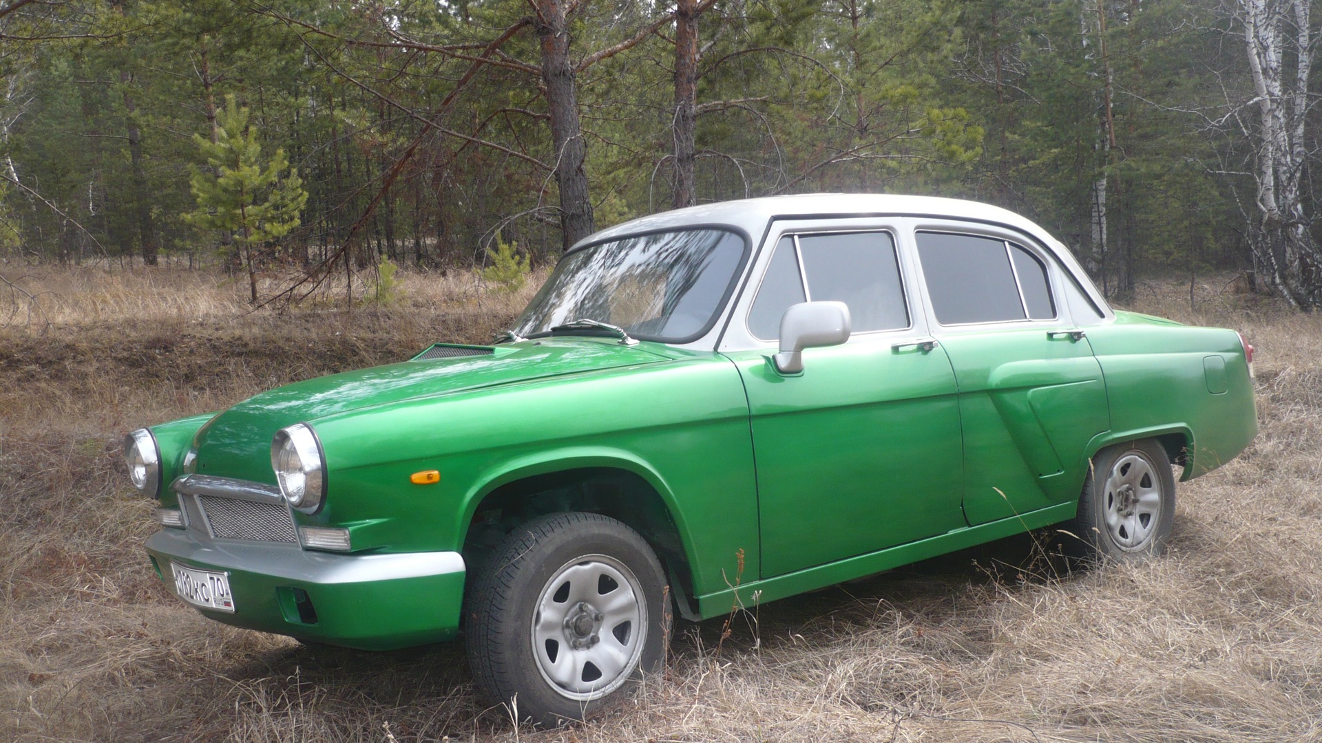 ГАЗ 21 2.4 бензиновый 1958 | серебристо зеленый метал на DRIVE2