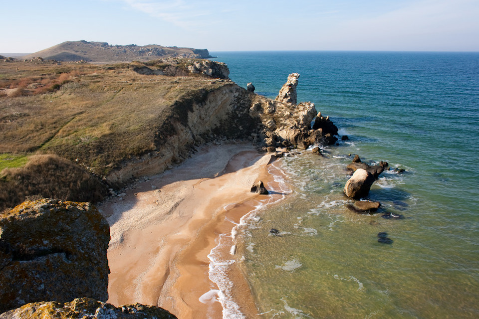 Крым Азовское море Генеральские пляжи