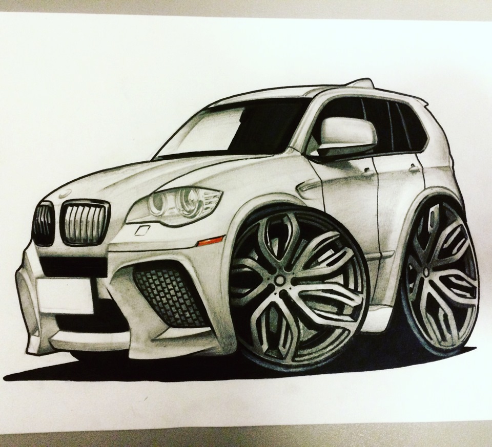 Bmw x5 рисунок