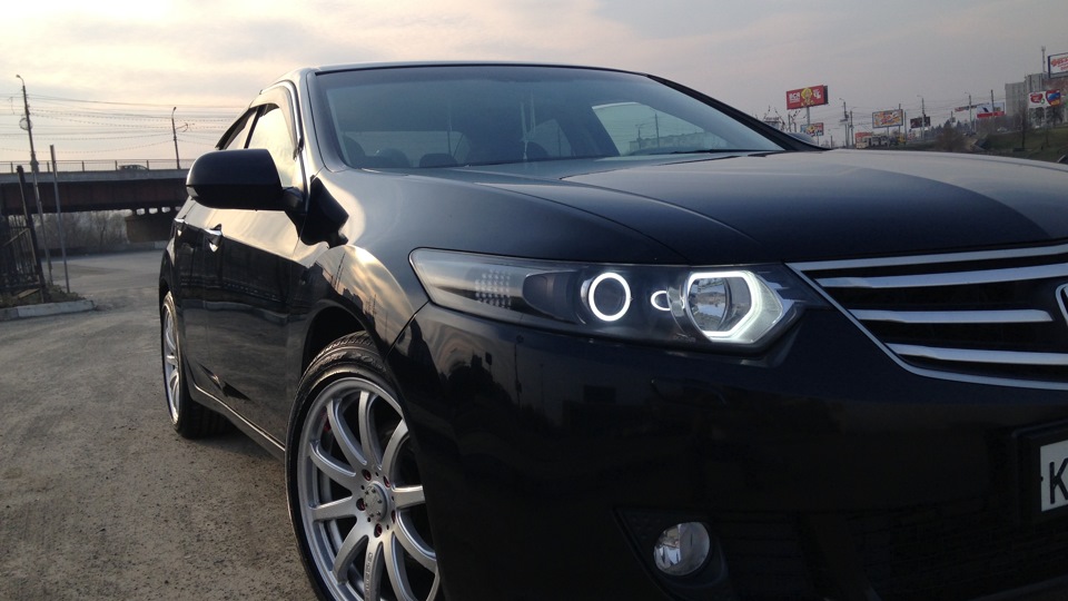 Линзы под ксенон — Honda Accord (8G), 2 л, 2008 года | запчасти | DRIVE2