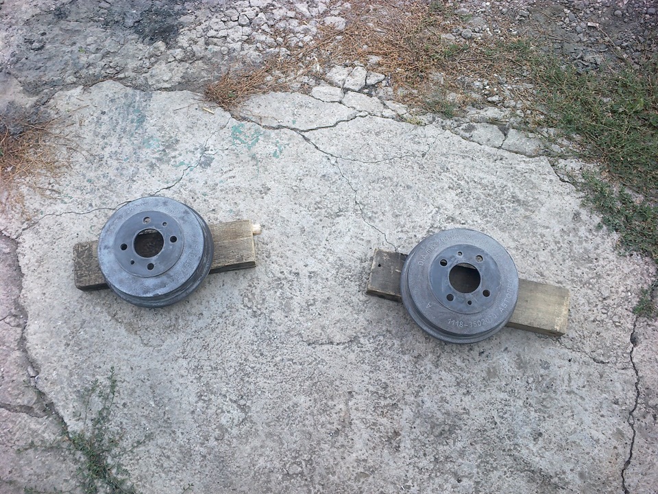 Чугунные барабаны — Lada 21099, 1,6 л, 2007 года | своими руками | DRIVE2