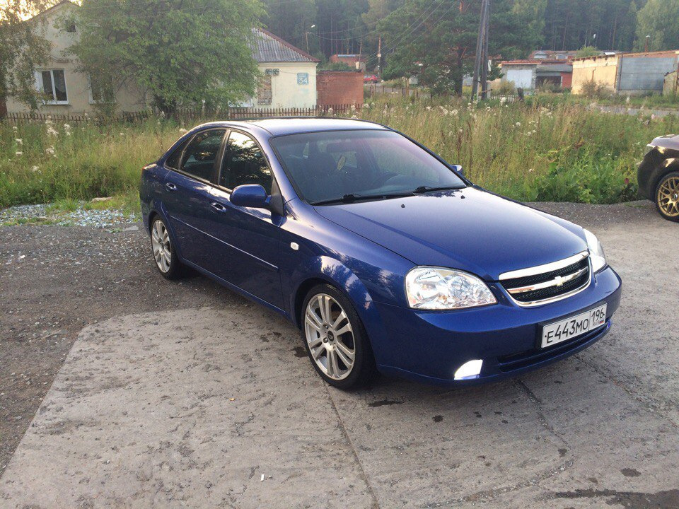 Chevrolet Lacetti седан голубой drive2