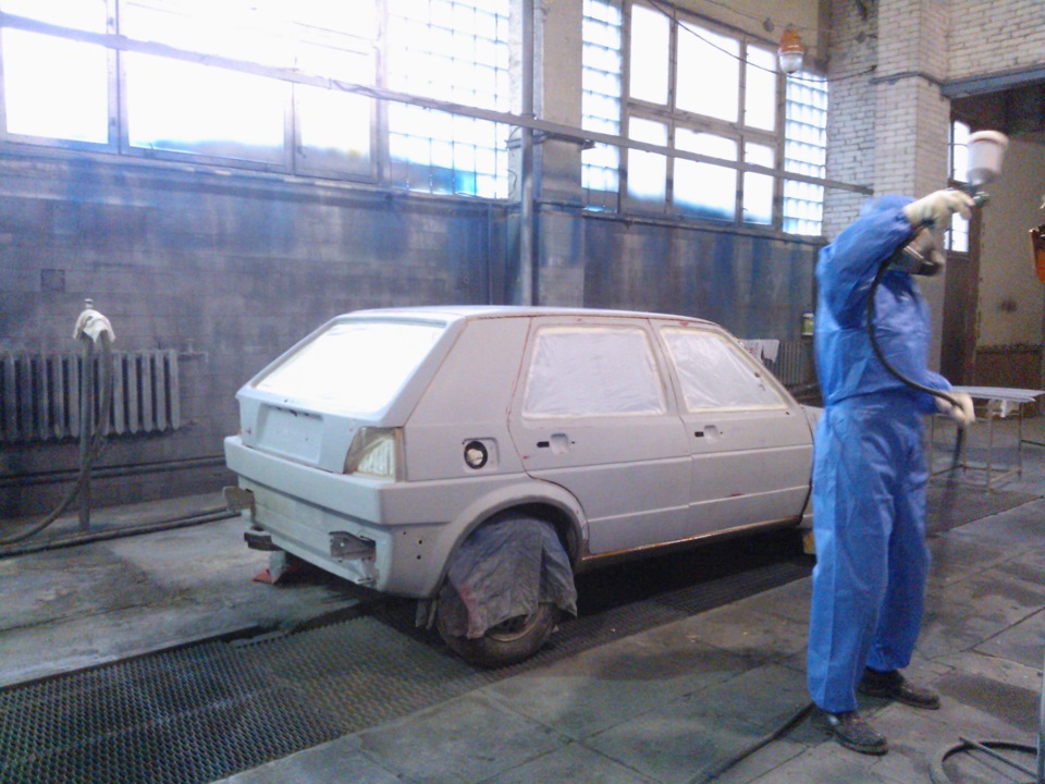 кузовной ремонт часть 2 — Volkswagen Golf Mk2 GTI, 1,8 л, 1987 года ...