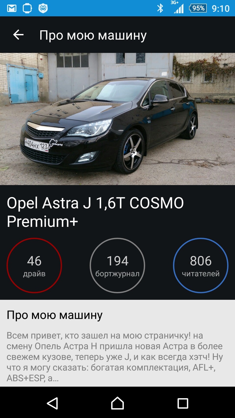 Рейтинги-рейтинги…))) — Opel Astra J, 1,6 л, 2010 года | рейтинг и  продвижение | DRIVE2