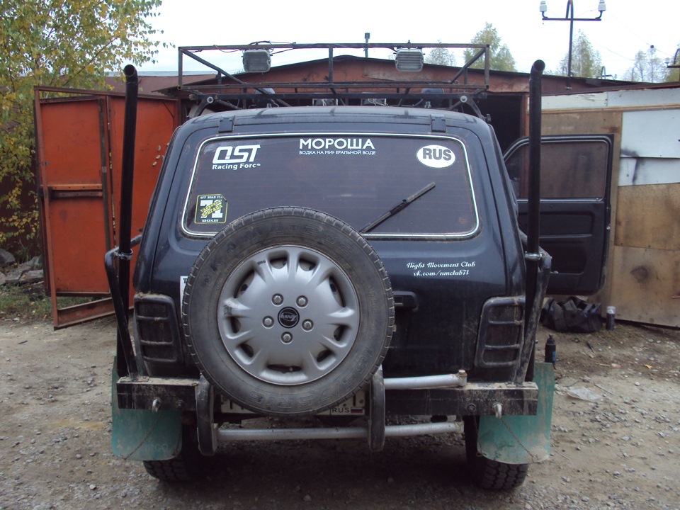 выхлоп вверх — Lada 4x4 3D, 1,7 л, 2012 года | тюнинг | DRIVE2