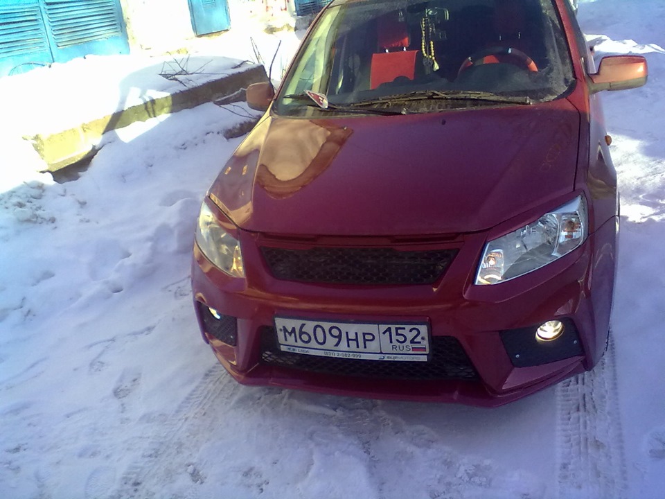 И снова новый бампер…(( на этот раз GTS. — Lada Гранта (1G), 1,6 л ...