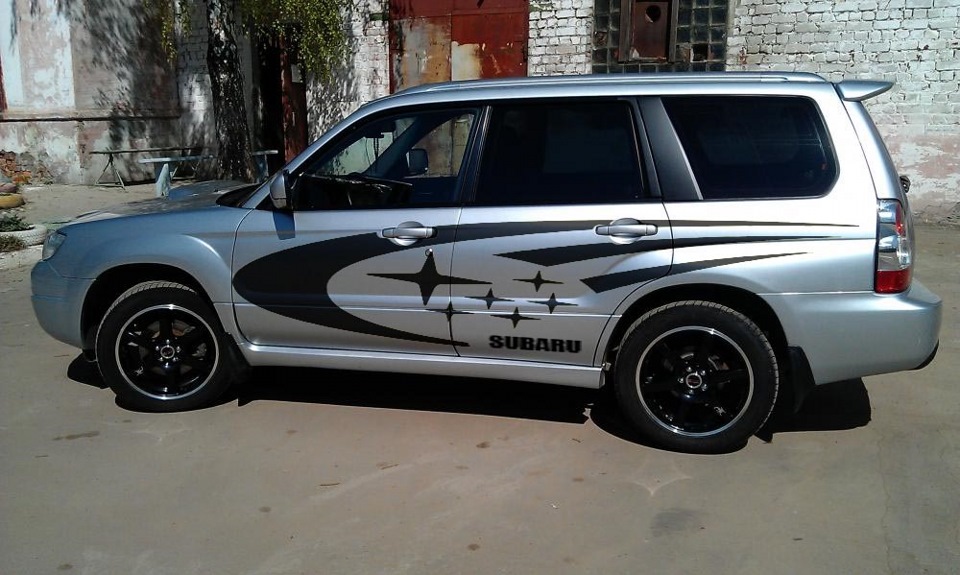 Наклейка на бок. — Subaru Forester (SH), 2 л, 2010 года | аксессуары ...