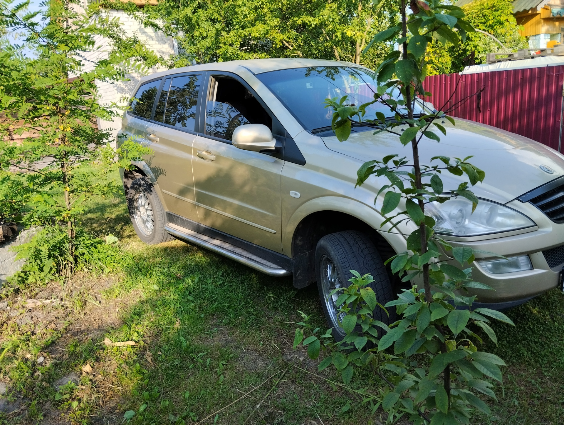 Наконец установил пороги — SsangYong Kyron, 2 л, 2008 года | аксессуары ...